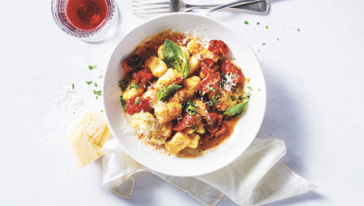 Homemade potato gnocchi