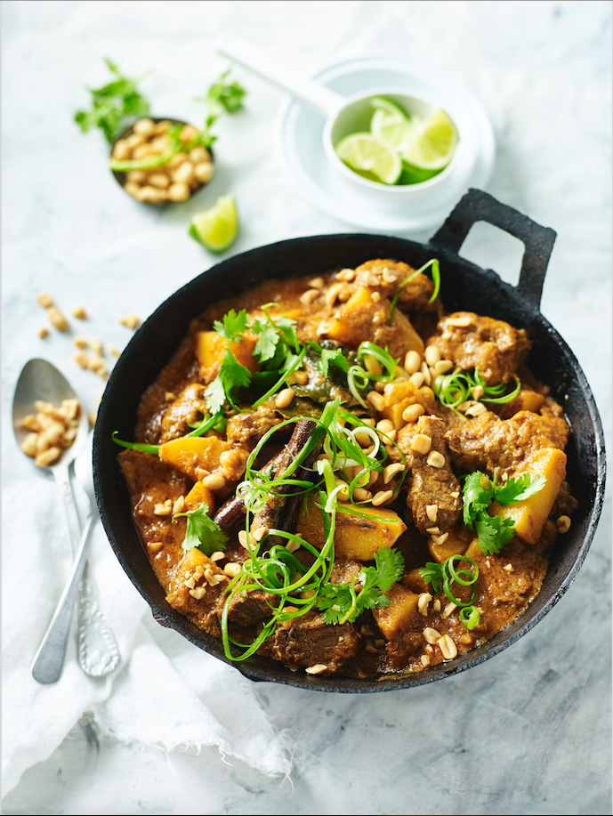 Slow-cooker massaman beef curry