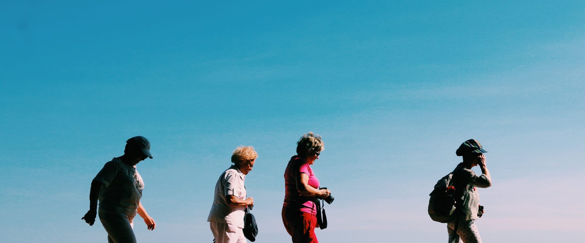 a group of women walking