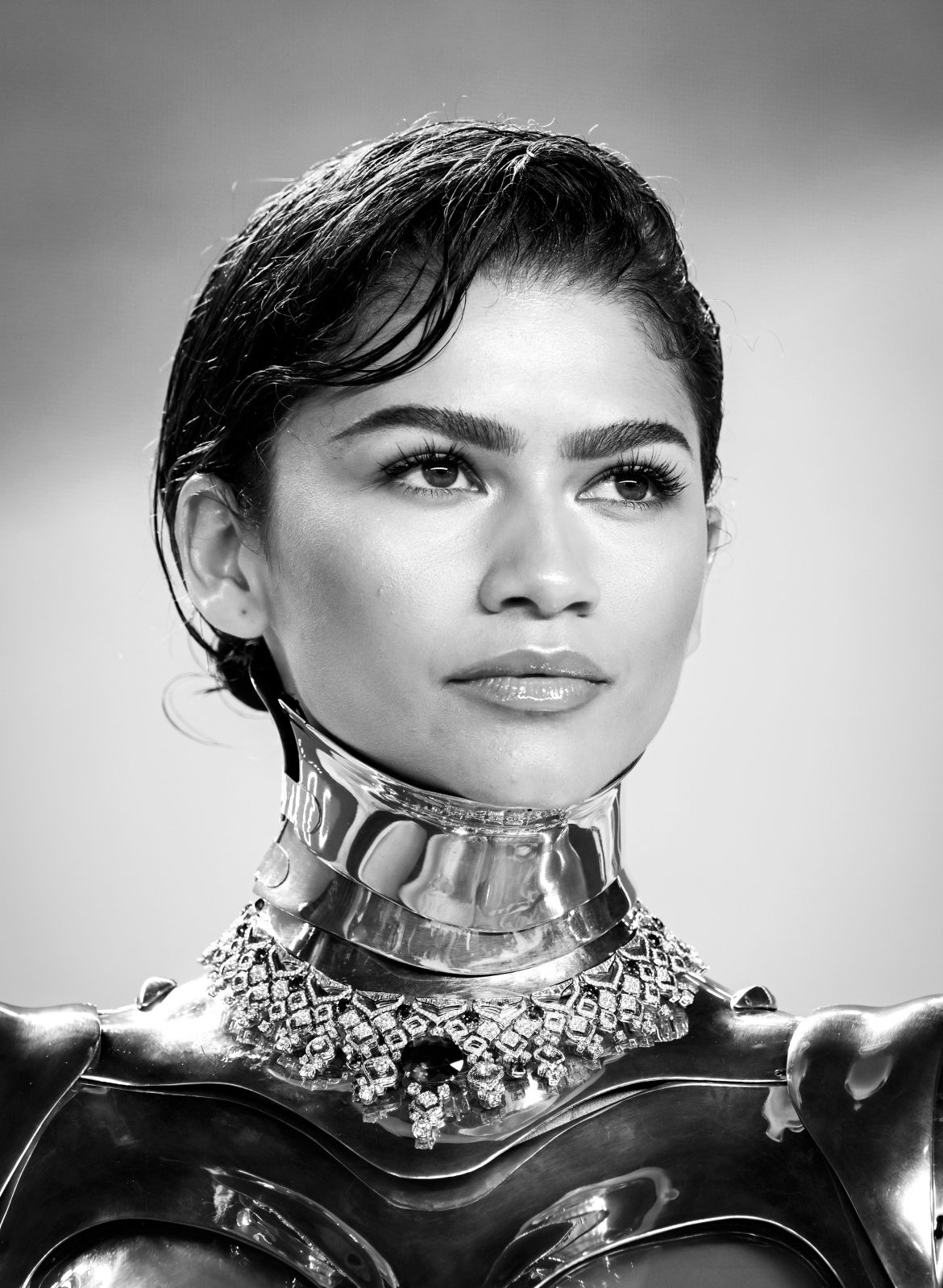 Zendaya wears archival Thierry Mugler robotic suit for Dune: Part 2 ...