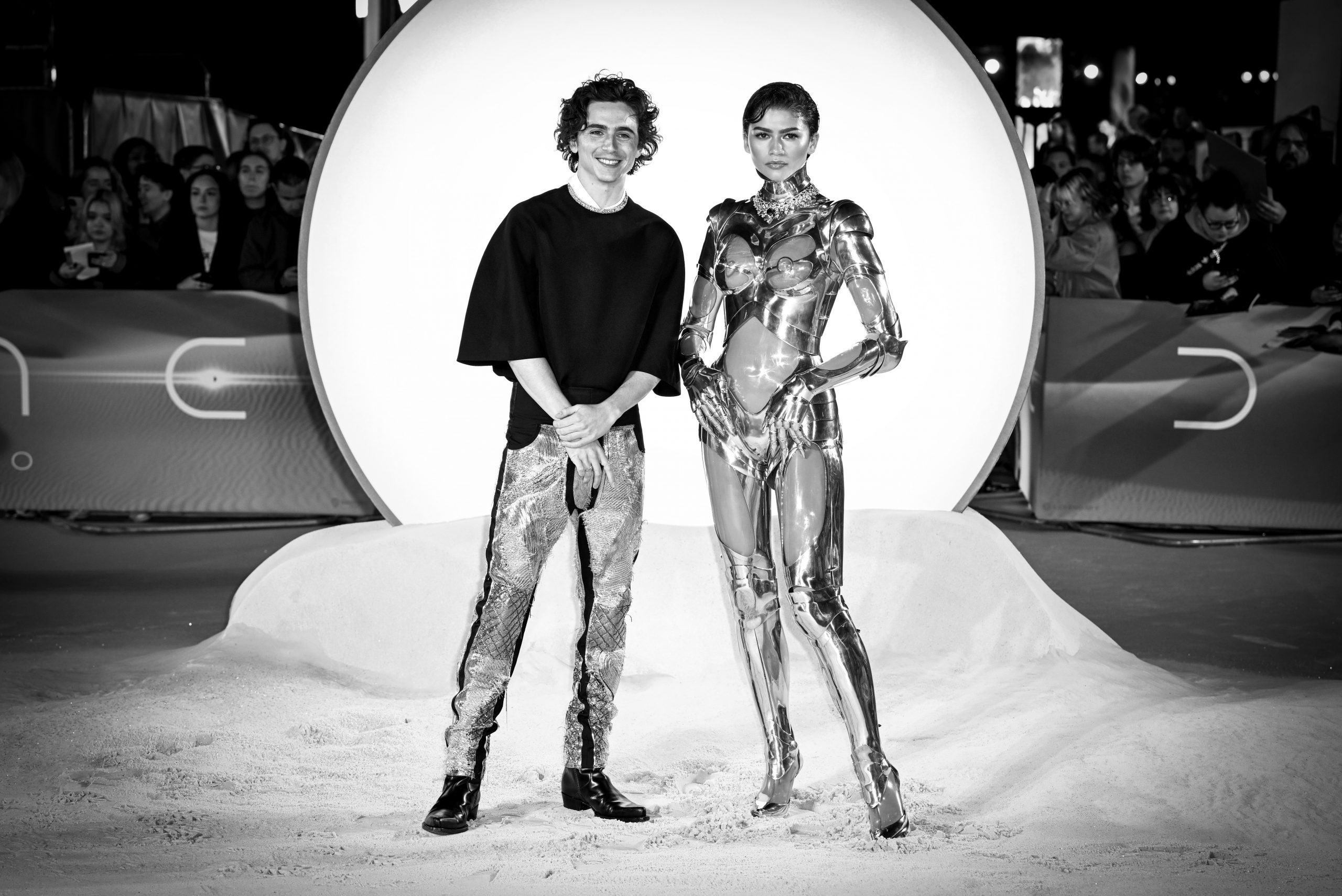 Zendaya wears archival Thierry Mugler robotic suit for Dune: Part 2 ...