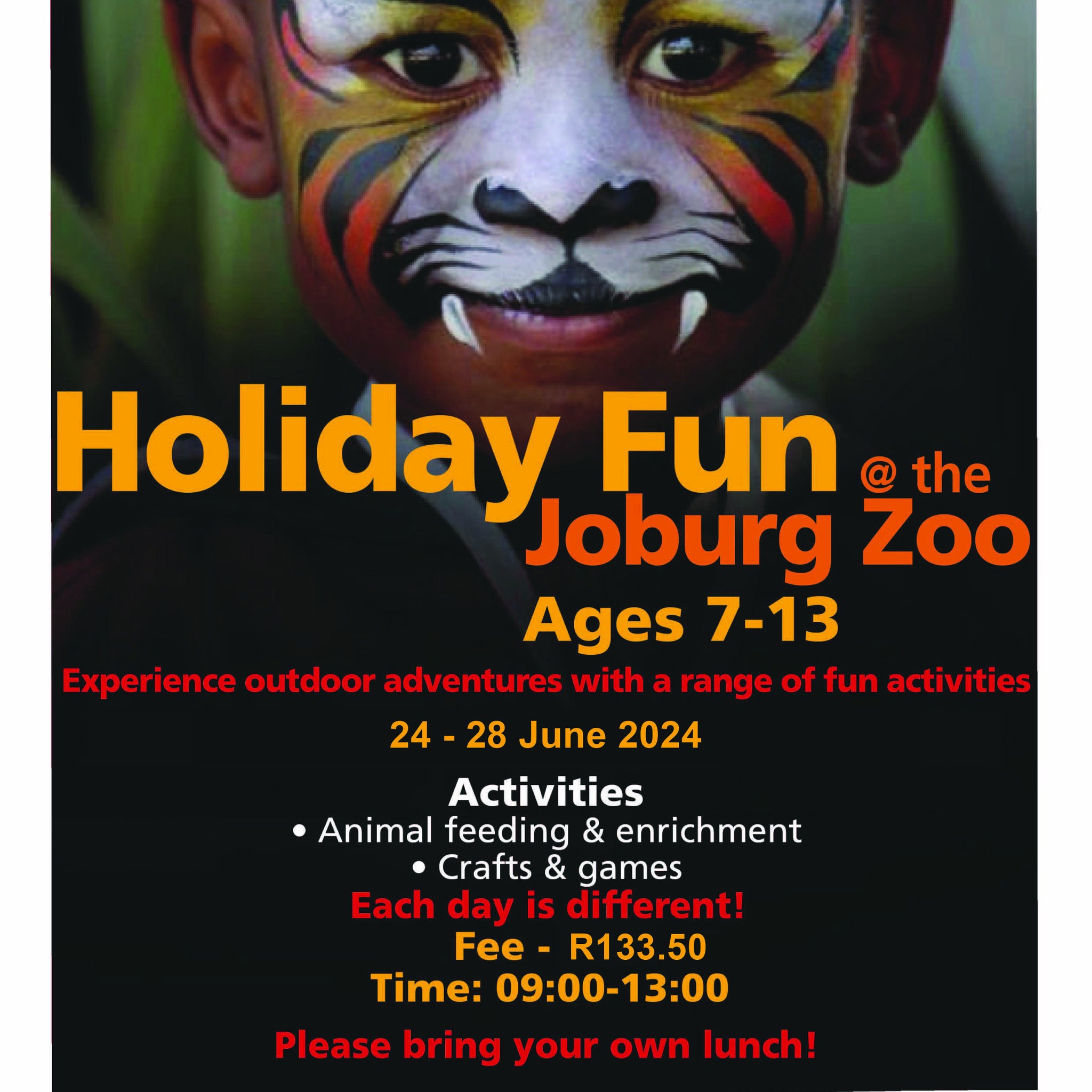 joburg zoo june holiday 
